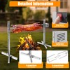 LIAPDG 360° Rotisserie Grill Kit, Detachable Electric Rotisserie Grill Adjustable