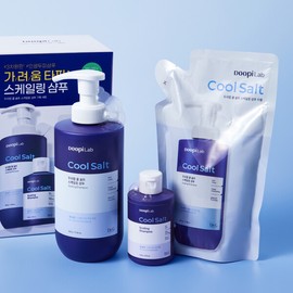 Dr.G Dr. G Scalp Wrap Cool Salt Scaling Shampoo 500g Special (+Refill 500g+100g) / 닥터지 두피랩 쿨 솔트 스케일링 샴푸 500g 기획(+리필 500g+100g)