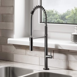 Swiss Madison SM-KF72B Chalet Single Handle, Pull-Down Kitchen Faucet in Matte Black