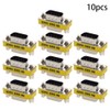 Heyiarbeit 9-pin 2-Row DB9 VGA Gender Changer Male to Female