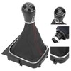 PU Leather Gear Shift Knob with Dustproof Cover Boot 6