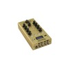 OMNITRONIC GNOME-202P Mini Mixer Gold 2-Channel DJ Mixer with Bluetooth