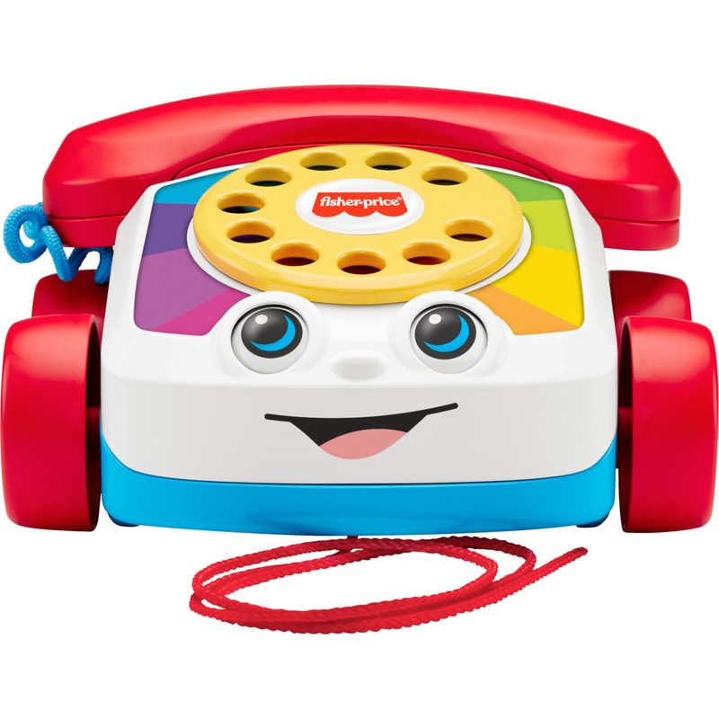 Fisher-Price Toddler Pull Toy Chatter Telephone Pretend Phone with Rotary