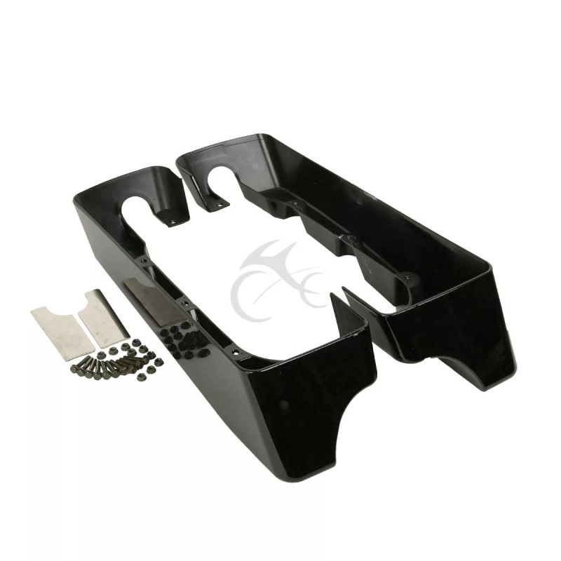 TCMT 4" Hard Stretched Saddle Bag Extensions Fit For Harley