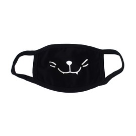 AH-CHOO Unisex, Reusable, Washable, 3 Layer Mask, 100% Cotton Face Mask, Design, Premium Quality (1. Kitty)