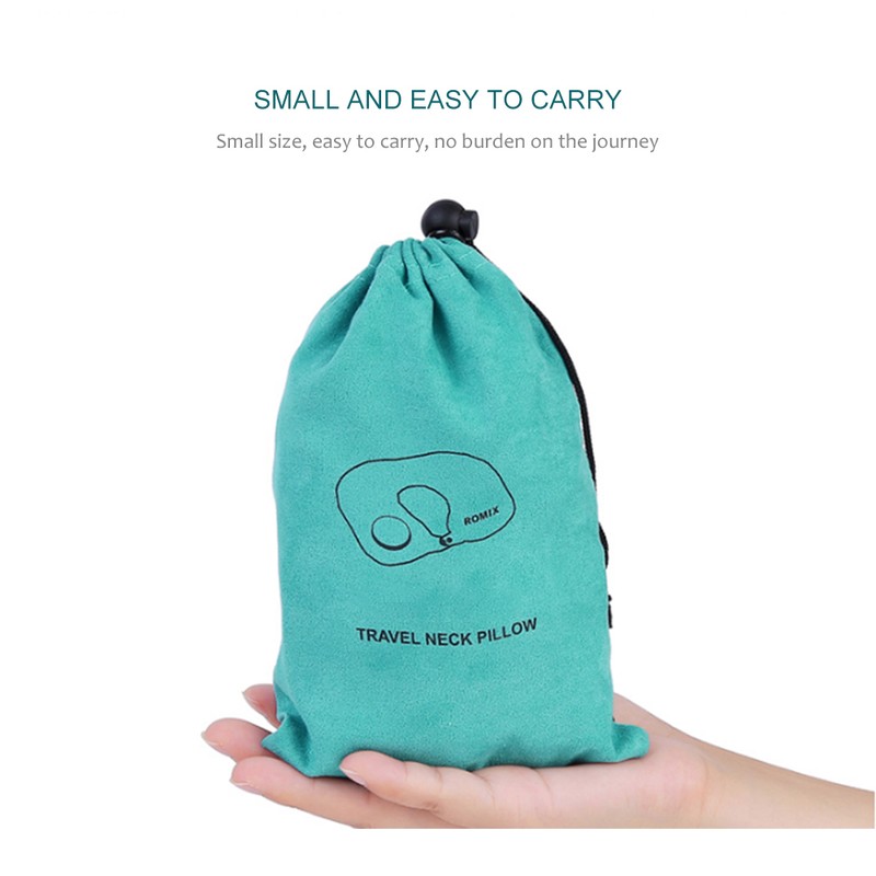 Inflatable Lumbar Support Travel Camping Pillow Ultralight Ergonomic Pillow for