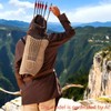 Archery Arrow Quiver with Slots, Adjustable Shoulder Strap, Only Quiver