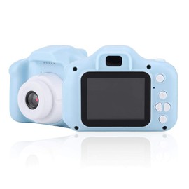 Mini Portable Kids Camera - 2.0 inch IPS Color Screen - 1080P Children's Digital Camera - with Photo/Video Function - Boys, Girls(Blue)