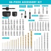 DURATECH Drill Bit Set, 66 PCS Driver Bits and Screwdriver
