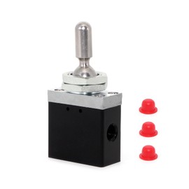BAV020TD 3-Position Detented Neutral Lockout Toggle Valve – Compatible with Tailgate Cylinders, Hoist Applications, Air Valves, Pumps & Dump Body Hardware