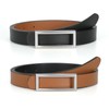 SUOSDEY Women Reversible Leather Belts for Jeans Pants Dresses Ladies