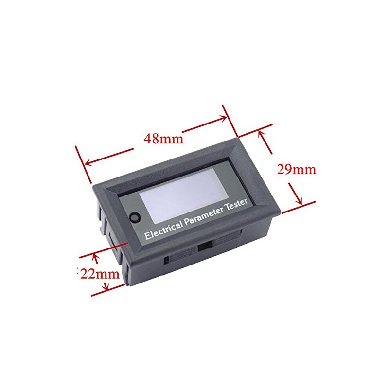 zmart DC 33V 3A Digital Voltage Current Power Meter with