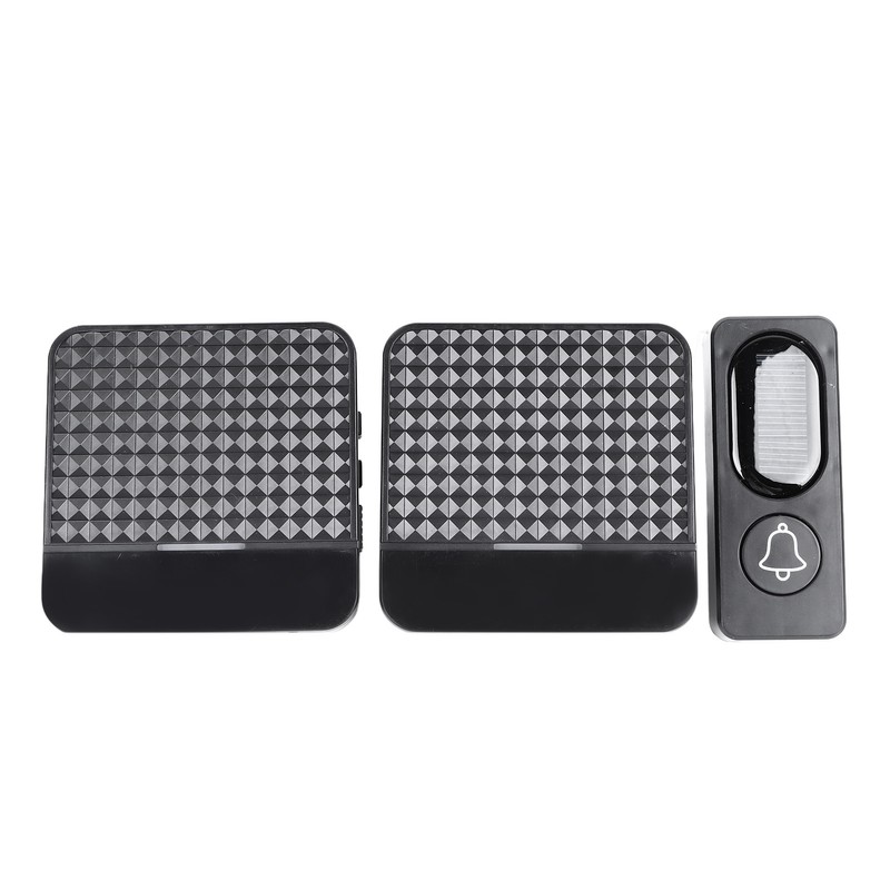 Wireless Doorbell Kit 52 Melodies Solar Self Generating Long Range