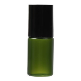 Natural Cosmetics Laboratory Blackout Mini Bottle Containers, Divided Containers, Dropper Bottles, Refill Containers, Cosmetic Containers, Refill, Green, 5 ml, Set of 5