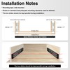 BAIDICE 5 Pair Soft Close Drawer Slides Rails 12 14