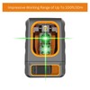 0INCH Green Beam Cross Line Laser Level with 100 Ft