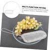 CIYODO Kitchen Frying Basket Ergonomic Stainless Steel Strainer Heat-Resistant Handle