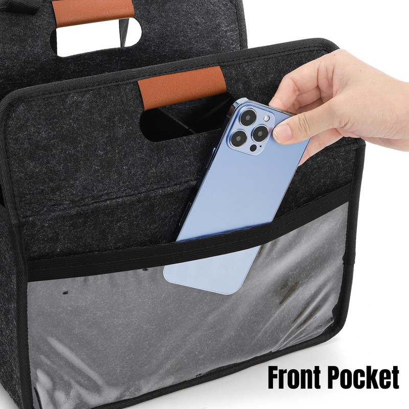 ZOOFOX 2 Pack Insulated Drink Carrier with Handle, 6 Cup