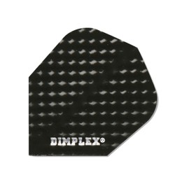 Harrows Black Dart Flights | 10 x Sets Dart Flights (Total 30 Flights) I 100 Micron Dart Flights I Premium Extra Strong Made in the UK I Professional Dart Accessories