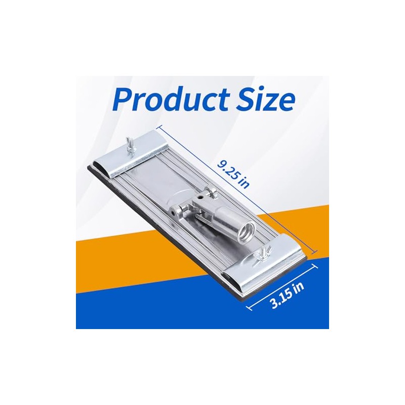 No-flip Pole Sander Head for Hicarer Drywall Featuring Quick Release