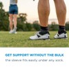 OrthoSleeve FS6 Compression Ankle Brace for Plantar Fasciitis, Heel Pain,