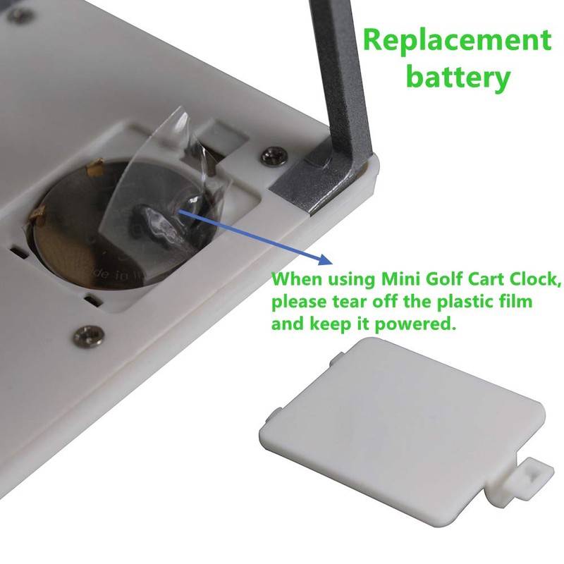 WLOOD Newest Version LCD Display Time Date and Temperature Mini
