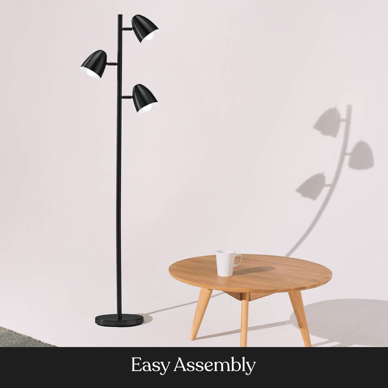Brightech Jacob LED Standing Lamp, Modern Bright Floor Lamps for