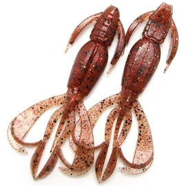 Keitech Crazy Flapper, 2.4 in, #519 Shrimp Red Copper