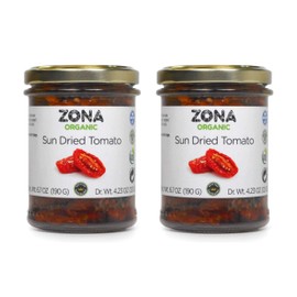 Zona Organic Spanish Sun Dried Tomatoes, 6.7 oz (Pack of 2)