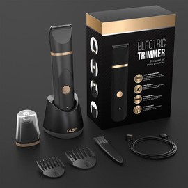 OLOV Electric Body Hair Shaver -Groin Hair Trimmer, Private Ball Hair Trimmer for Men and Women - Replaceable Ceramic Head, USB Rechargeable, Waterproof Hygienic Shaver Safe and Fast Gift Cordless:_Basic Pink (Without dock and nose trimmer)  GTIN