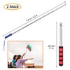 Telescopic Flagpole Set, Extendable Stainless Steel Flagpole, 6-Piece Flagpole, Portable,