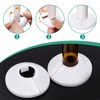 12PCS Radiator Pipe Covers, 15mm Radiator Pipe Collars White, No
