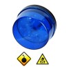 12V Blue LED Flash Light Emergency Alarm Warning Signal Flashing