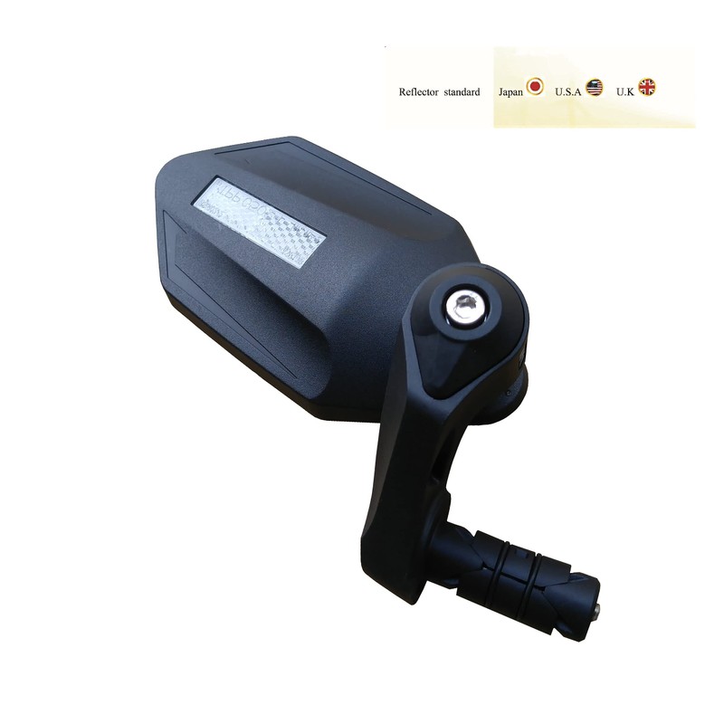 MEACHOW New Bar End Bike Mirror, Crystal UHD Automotive Grade