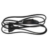 Gefom 2m 2 x 0.75mm² Switch Cable Black