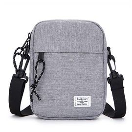 Long Keeper Small Shoulder Bag - Unisex Cross Body Messenger Bag Waterproof Anti Theft Canvas Travel Bag Casual Sling Chest Bag for Men Women Outdoor Daily Use
