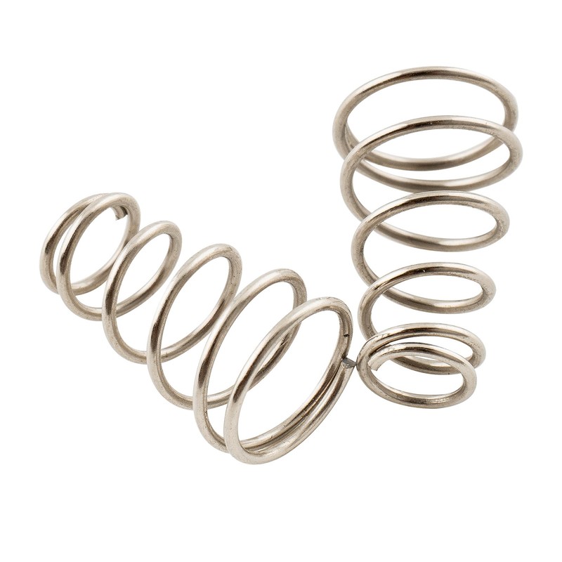 Musiclily 12x4.5/6.5mm Conical-Style Guitar Single-coil Pickup Height Springs,Nickel (20 Pieces)