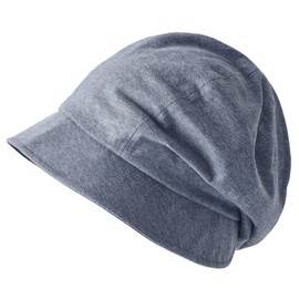 CHARM NOPO Light Blocking UV Protection 100% Organic Cotton Casket (One Size Fits All / 3 Colors Available), Size Adjustment, navy