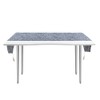 Blue Waves Cotton Linen Tablecloth Table Cover Clean Mat Pad