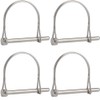 4 Pcs Extended Pto Pins, Safety Coupler Pin 1/4" x