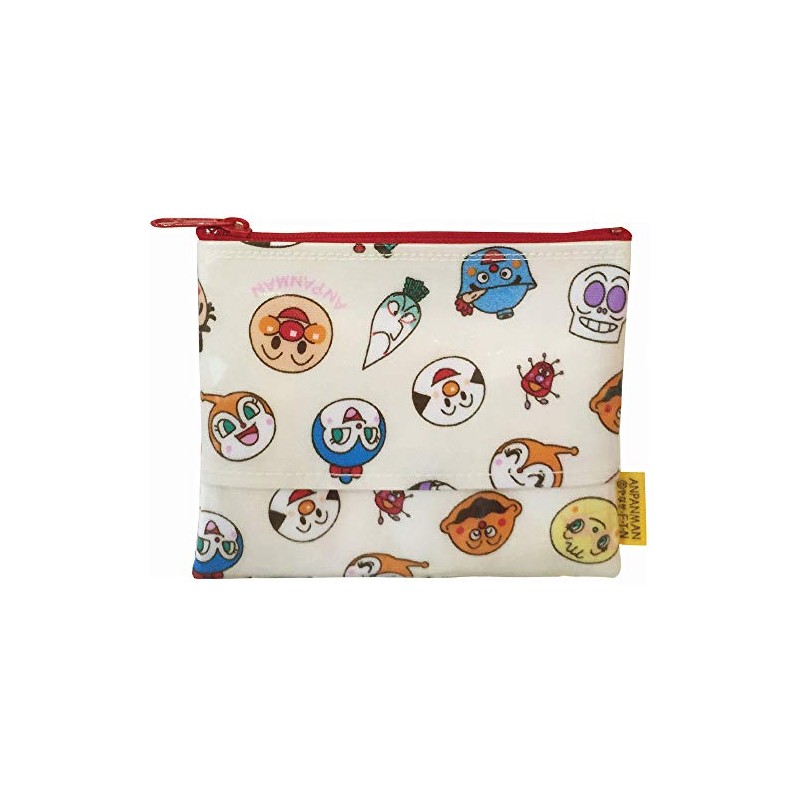 Ito Sangyo ANC-1000 Anpanman Tissue Pouch, All Star Pattern, Red