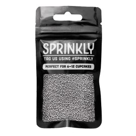 SPRINKLY - Metallic Pearls - Silver - 2mm - 30g