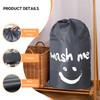 Travel Laundry Bag, 2 Pcs Portable Large Laundry Bags, Durable