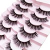 Lashes False Eyelashes Natural Wispy Cat Eye Lashes Fluffy Pack