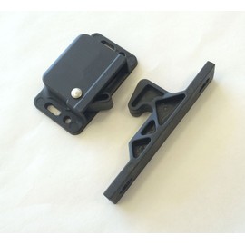 10 Pack Grabber Catch 5lbs RV Drawer Latch (OWACH CL-308) Replacement Southco C3-805 for RV Motorhome Trailer Camper Marine Boat Cabinet (5 Lbs, Black)