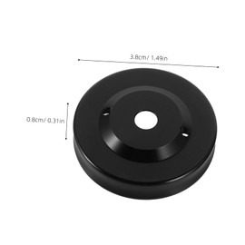 WOONEKY 1 Set Aluminum Alloy Bike Headset Top Cover with Screws Secure Mounting for Cycling Computer Easy Installation for Mountain Bike Accessories