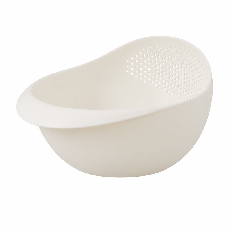 Rice Washing Strainer for Kitchen Use – Plastic Drainage Sieve