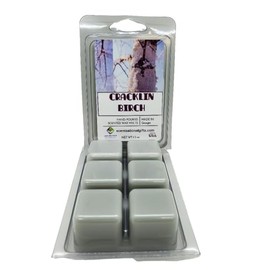 Jane Bernard Soy Blend | Wax Melt | 2.5 Oz Net Wt | 1 Pack only with 6 Snappable Cubes in Clamshell | CRACKLIN Birch