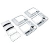Chrome Door Handle Cover 4D W/Passenger Keyhole for 99-16 Ford