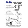 Chain Link Gate Spring Closer for 1-7/8" OD Gate Post